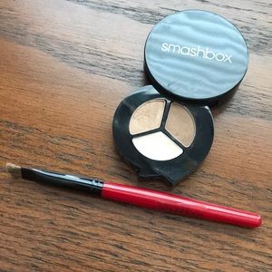 Smashbox brow kit w/ brush travel set